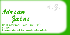 adrian zalai business card